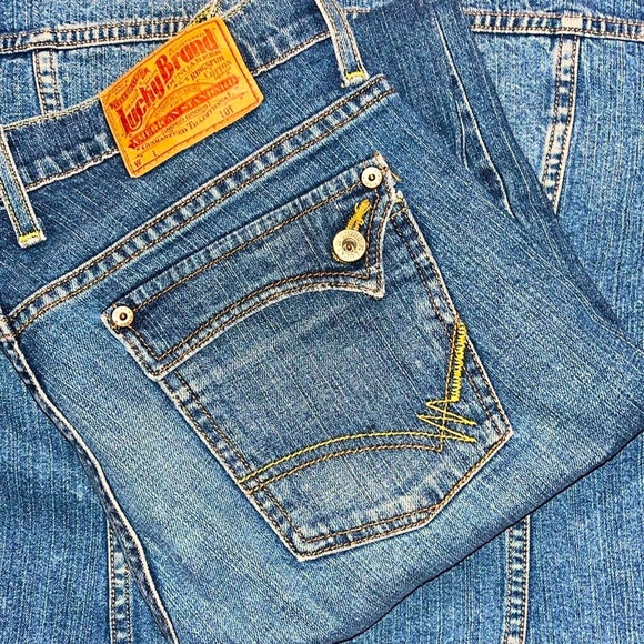 ☘️ LUCKY BRAND Dungarees Sundown Straight Jeans - Picture 10 of 10